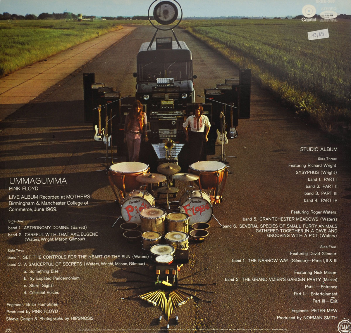 High Resolution Photo #2 PINK FLOYD Umma Gumma USA 
